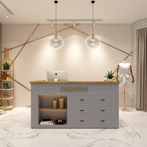 Tùy Chỉnh Thiết Kế Hiện Đại Văn Phòng Tủ Sang Trọng Bàn Tiếp Tân Tủ Beauty Salon Bàn Tiếp Tân - Product Image 4