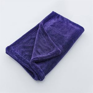 SP-0058 Serviette de séchage épaisse en microfibre écologique à double boucle torsadée 1200 g/m² pour l'entretien automobile et l'extérieur - Product Image 2