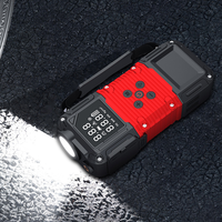 Batterie externe multifonction LS31B, démarreur de voiture portable, chargeur de téléphone USB, compresseur de pompe à air avec lumière SOS d'urgence
