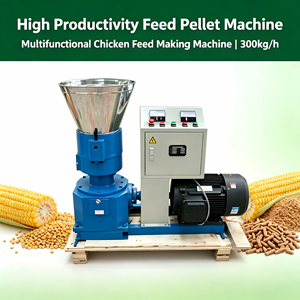 New Hot Sale Multifunctional High Productivity <b>Chicken</b> <b>Feed</b> Making Machine <b>Feed</b> <b>Pellet</b> Machine 300kg/h Capacity Durable Carbon - Product Image 1