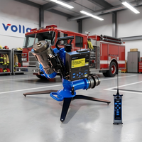 Monitor de Incendios Portátil Inalámbrico Volla con Control Remoto, Cañón de Agua Eléctrico Inteligente de 3 Ejes, 13 L/s, Alcance Inalámbrico de 1000 m, Alcance de Lanzamiento de 40 m