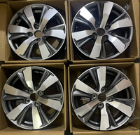 Rines de Aleación de Repuesto, Nuevo Estilo 16x6.5J 4X108, Ruedas para Auto con Acabado Plateado para Peugeot Citroën Elysee Sega