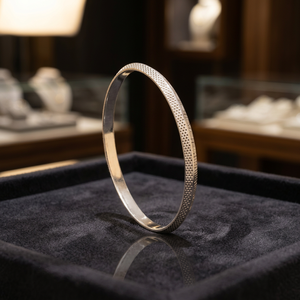 <b>Men's</b> Stylish Silver Fashion Kada Fashionable <b>Bangles</b> for <b>Men</b> - Product Image 4