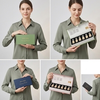 Boîtes d'emballage rigides élégantes pour flacons vides de 3 ml/5 ml/10 ml, avec pelliculage mat et gaufrage, pour crème contour des yeux, personnalisables en EVA