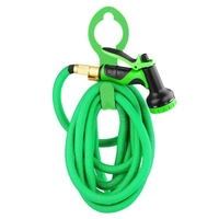 Tuyau de couleur de taille personnalisée avec pistolet pulvérisateur raccords en laiton et aluminium connecteur standard américain tuyau d'arrosage extensible