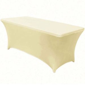 ผ้าคลุมโต๊ะแบบยืดได้ กันน้ำ ผลิตจากโพลีเอสเตอร์ พิมพ์ลายโลโก้ด้วยเทคนิคซับลิเมชั่น สำหรับงานแสดงสินค้าทุกขนาด - Product Image 4