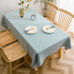 Tovaglia Impermeabile e Antimacchia in Poliestere Effetto Lino per Casa, Sala da Pranzo e <span class=keywords><strong>Tavolo</strong></span> da Tè, Tovaglie Decorative all'Ingrosso - Product Image 5