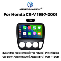 Navifly Android Car Stereo Écran tactile intégré Car-play Auto X1 X2 pour Honda CR-V Support BT DSP GPS WIFI