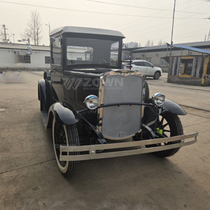 Camion vintage noir prêt à être expédié, prix d'usine, véhicule de tournage de films et de séries télévisées - Product Image 6