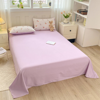 Parure de lit en microfibre imprimée florale de créateur, housse de couette et drap, ensemble de literie