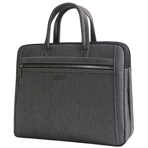 पुरुषों की मोटी बहु-परत कैनवास ब्रीफकेस जिपर हैंडहेल्ड दस्तावेज़ बैग जिपर हैंडहेल्ड दस्तावेज़ बैग - Product Image 5