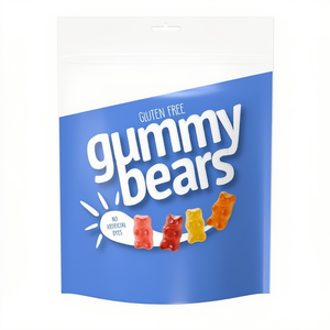 Golosinas de Gomitas Suaves Multicolores Personalizadas al por Mayor, Dulces con Sabor a Fruta, <span class=keywords><strong>Caramelos</strong></span> de Fresa, Bolsa de Dulces OEM - Product Image 1