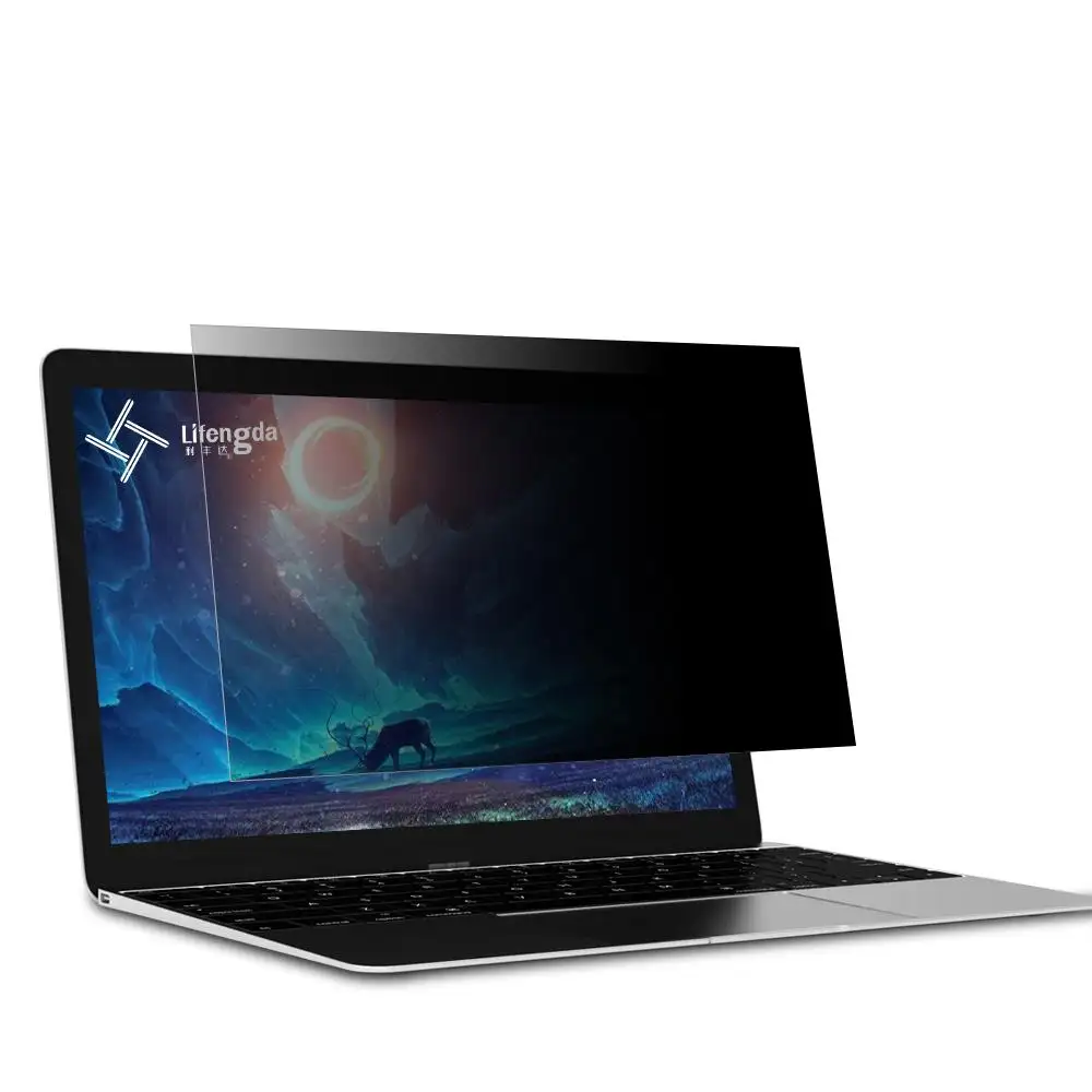 LFD2814 için lider üreticisi gizlilik filtresi ekran koruyucu için Anti-casus ekran filmi 13.3 inç LaptopNotebook HP