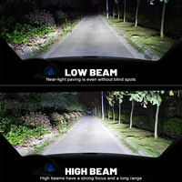 RCJ voiture LED phares haute poudre 120W LED ampoules de phares H1 H4 H7 H11 9004 9005 9006 9007 Luces LED Para Auto LED lumières