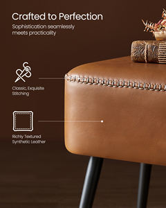 <span class=keywords><strong>VASAGLE</strong></span> Banc d'entrée moderne pour chambre à coucher Banc d'entrée en PU avec pieds en acier Banc siège pour salon - Product Image 3