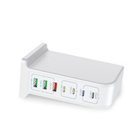 HNT Vente en gros Chargeur rapide universel 105W PD QC 7 ports Station adaptateur USB A+C pour iPhones Ordinateurs portables avec prise US EU UK AU