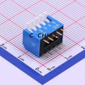 DP-05BP DIP Switch Through hole Component (THT) Switch Piano Key Single Pole Single Throw 5 2.54mm - Product Image 1