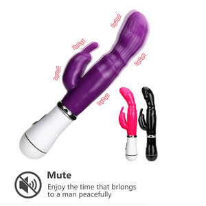 Diretta in fabbrica 10 velocità USB coniglio vibratore Dildo frequenza Sex Toy per il piacere delle donne - Product Image 5