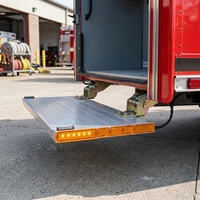 Plateforme d'accès pliable rétractable en aluminium pour camion de pompiers, pour les opérations des pompiers