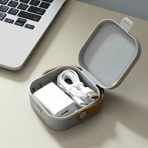 Custom Logo Small Travel Jewelry <b>Box</b> with Mirror <b>Removable</b> Divider Silicone Liner Jewelry Organizer Case for Women Necklaces - Product Image 3