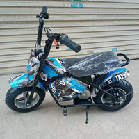 Mini-motos électriques à moteur DC à balais 36V 250W/350W, motocross, avec une autonomie de 15-18 km et une vitesse maximale de moins de 40 km/h