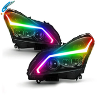 Plaques LED SRGBA à changement de couleur pour phares et feux de jour (DRL) Infiniti 2010-2013 – Accessoires automobiles