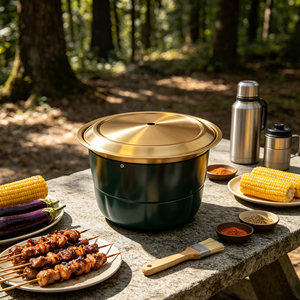Barbecue électrique rond sans fumée Jilu à économie d'énergie, spécialement conçu pour les restaurants de barbecue et les <span class=keywords><strong>mini</strong></span>-gastronomies - Product Image 1