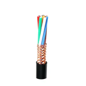 Thailand 8 core pure copper conductor 8*0.75 rvvp PVC shielded flexible power cable