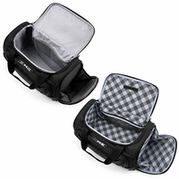 Tas Duffel Travel Ringan untuk Dibawa di Bawah Kursi, Cocok untuk Liburan Akhir Pekan, Dilengkapi Kantong Samping, Sleeve Bagasi, dan Tali Bahu yang Dapat Dilepas