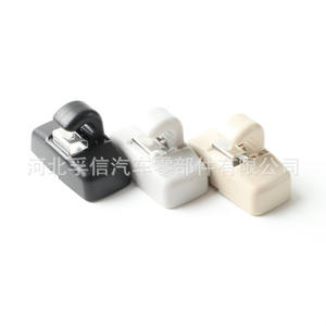 Clips de pare-soleil de voiture 3B0857561B pour Volkswagen Passat Skoda, crochet avant en plastique gris noir beige - Product Image 1