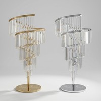 Lustre en cristal en spirale de luxe, nouvelle qualité supérieure, centre de table pour décoration de mariage