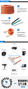 6ft SJTW AP C5 a NEMA 5-15P Cable de alimentación de CA a prueba de agua de 3 clavijas Extensión de cable 15A Corriente nominal Enchufe de EE. UU. Estándar - Product Image 3