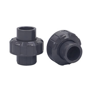 مخصص عالي الجودة 2 زلة الاتحاد <span class=keywords><strong>PVC</strong></span> تركيب الأثاث اقتران الصف لأنظمة الرش والأنابيب في الهواء الطلق تركيب - Product Image 2