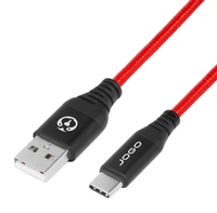 Vietnam RoHS certificado USB 2,0 tipo C cargador tipo PVC Nylon Cable 1M trenza Android Video Game Player Power Bank usuarios de computadoras