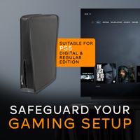 Precision Cut PS5 Console Housse de protection anti-rayures anti-poussière pour PlayStation 5 Easy Video Game Player Cases