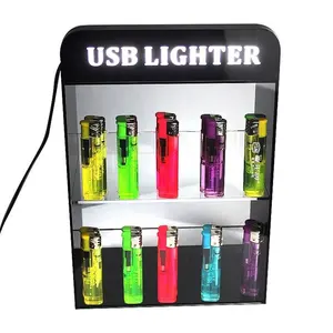 Multi Layer Lighter Acrylic PVC Display Stand