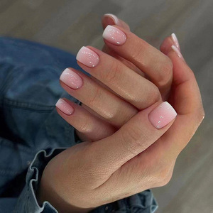 <span class=keywords><strong>Faux</strong></span> ongles en ABS de qualité supérieure, longs et ovales, électroplaqués métalliques, confortables à porter, fournisseur professionnel de mode Instagram - Product Image 1