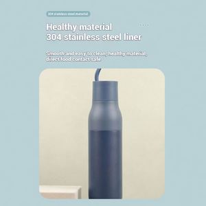304 Stainless Steel Insulated Leak-Proof Temperature Display 6-12 Hours Thermal Performance Portable Handheld Sports <b>Small</b> Mouth - Product Image 3