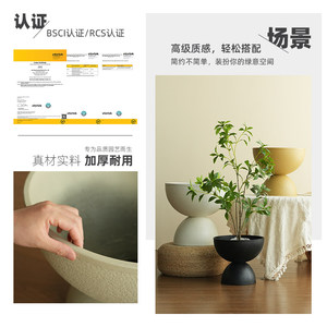 Vasi per Piante da Giardino in Stile Nordico Semplice con Fori di Drenaggio per Loto Idroponico, Ninfee e Decorazioni per Piante Domestiche - Product Image 6