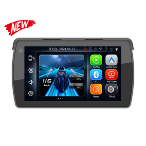 Chất lượng cao 5.5 inch không thấm nước xe máy Carplay màn hình với BSD không dây Carplay Android Auto máy ảnh <span class=keywords><strong>TPMS</strong></span> - Product Image 1