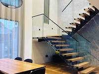Système de balustrade en verre avec supports réglables SS304 SS316 pour verre trempé de 8-12 mm, pour balcon, escalier, clôture de piscine, OEM