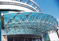 Système de toiture en acier pour puits de lumière, soudage, découpe, dôme transparent, toiture de villa, atrium, serre, station de métro, haut