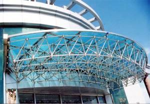 ガラス天窓屋根システム透明屋根天窓ドーム屋根屋根用ヴィラアトリウム温室地下鉄駅ISO高品質 - Product Image 3