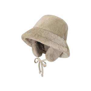 Furry Fur Cute Soft Bucket <b>Hats</b> Winter Warm Fluffy <b>Sherpa</b> Funny White Black Fisherman Plush <b>Hat</b> - Product Image 5