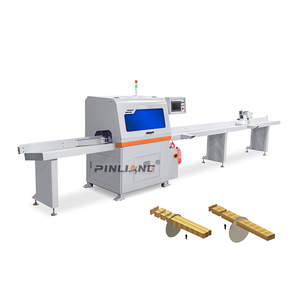 Pinliang CNC timber cutting saw pneumatic jumping saw auto cross cut off saw