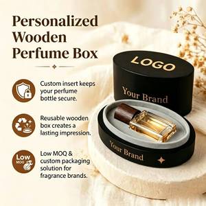 Boîte à parfum en bois personnalisée en gros d'usine, boîte cadeau de luxe pour parfum, emballage en bois avec logo personnalisé - Product Image 5