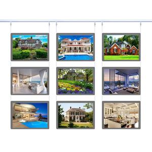 Letrero Publicitario Acrílico Rectangular <span class=keywords><strong>de</strong></span> Doble Cara para Agentes Inmobiliarios, Panel <span class=keywords><strong>de</strong></span> Marco para Exhibición en Ventanas, Personalizable - Product Image 5