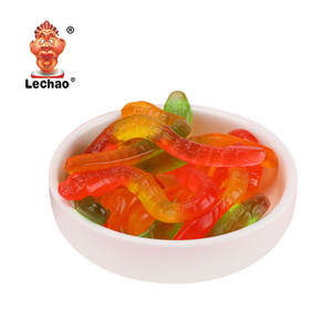 Vente directe d'usine de bonbons Gelée halal Collation molle <span class=keywords><strong>Vers</strong></span> gommeux Bonbons aux fruits en vrac - Product Image 2