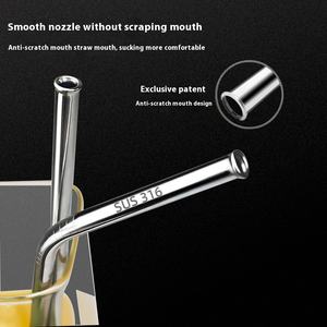 Bouteille d'eau chaude <span class=keywords><strong>en</strong></span> acier inoxydable avec <span class=keywords><strong>paille</strong></span> réutilisable Langue pliable Fonction anti-rayures Tasse <span class=keywords><strong>en</strong></span> acier inoxydable <span class=keywords><strong>Paille</strong></span> et échantillon gratuit - Product Image 4