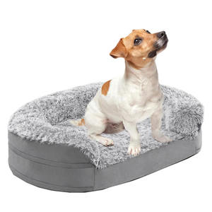 Ortho pä dische Eierschaum-Hunde betten für Hunde Wasserdichte, hoch unterstützende Polster mit leicht zu reinigenden, abnehmbaren, wasch baren Haustier-Schlafs ofas - Product Image 1